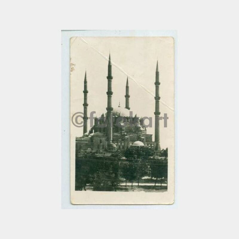 1939 Edirne Selimiye Camii Damgalı Fotoğraf