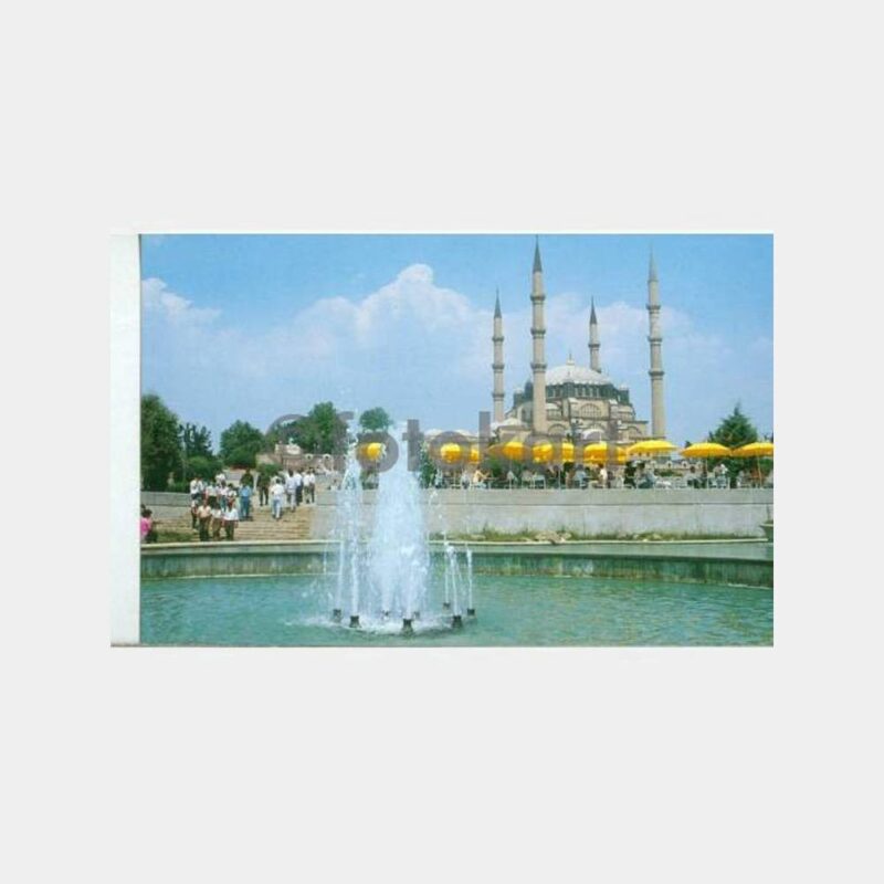 1970 Edirne Selimiye Görünüş Kartpostal