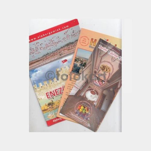 2008 Edirne Konulu 3 Adet Turistik Broşür