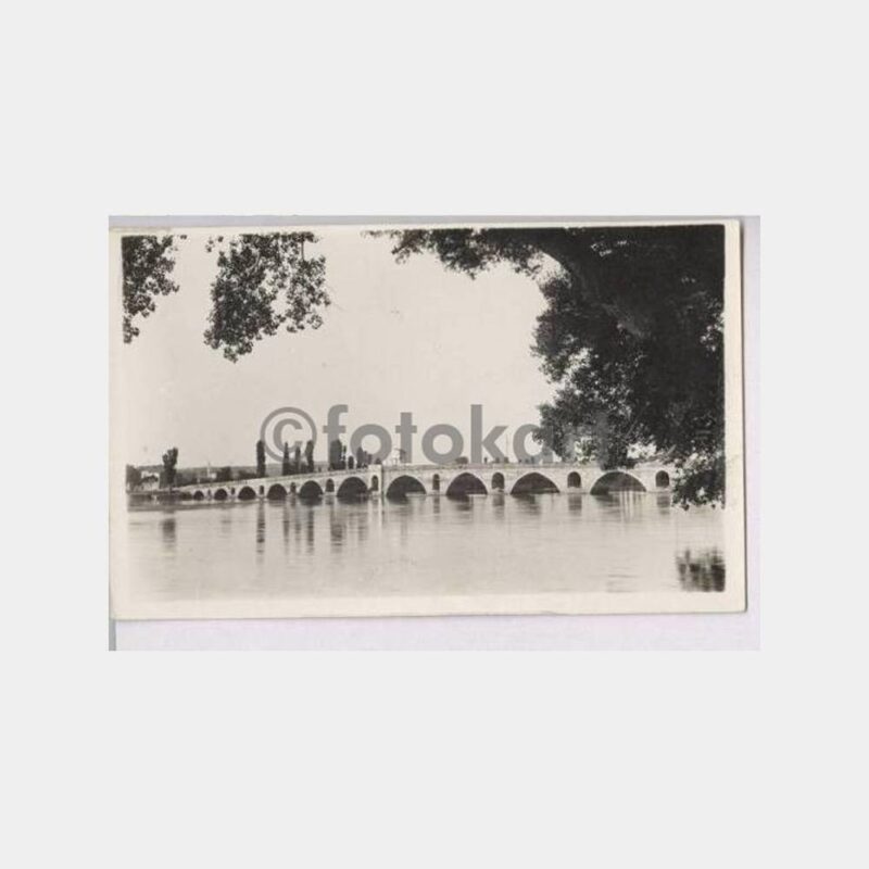 1935 Edirne Meriç Köprüsü Görünüş Fotoğraf