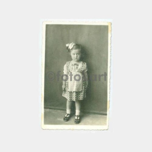 1938 Edirne Kız Çocuk Fotoğraf