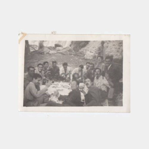 1950 Erzincan Şelale Askerlik Hatırası Fotoğraf