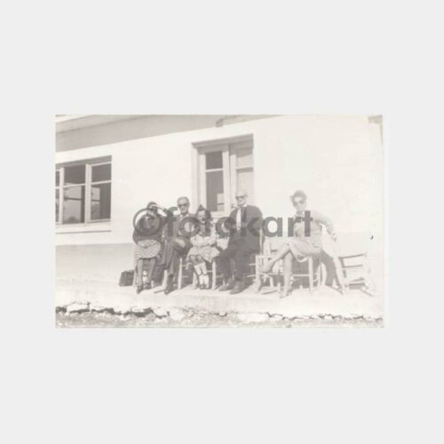 1975 Fethiye Şövalye Adasında Aile Fotoğraf