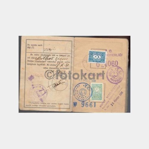 1952 Giresun Eski Nüfus Kağıdı