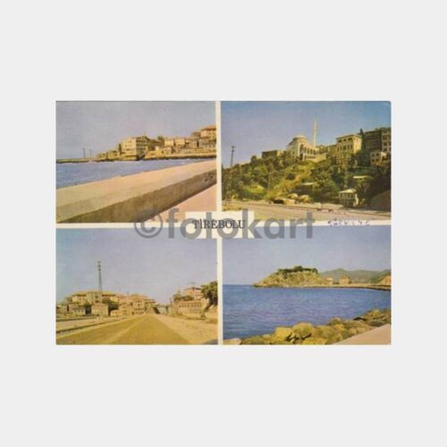 1975 Giresun Tirebolu 4 Görünüş Kartpostal