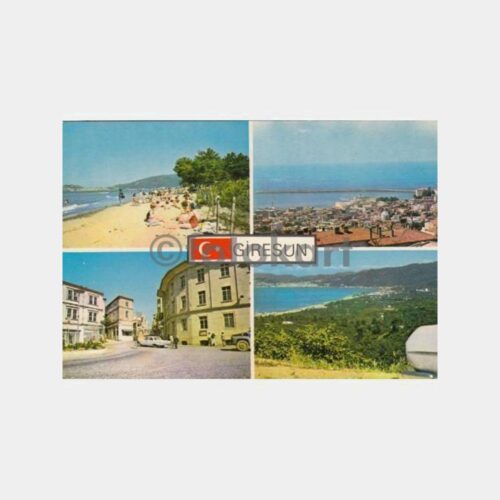 1975 Giresun 4 Değişik Görünüş Kartpostal