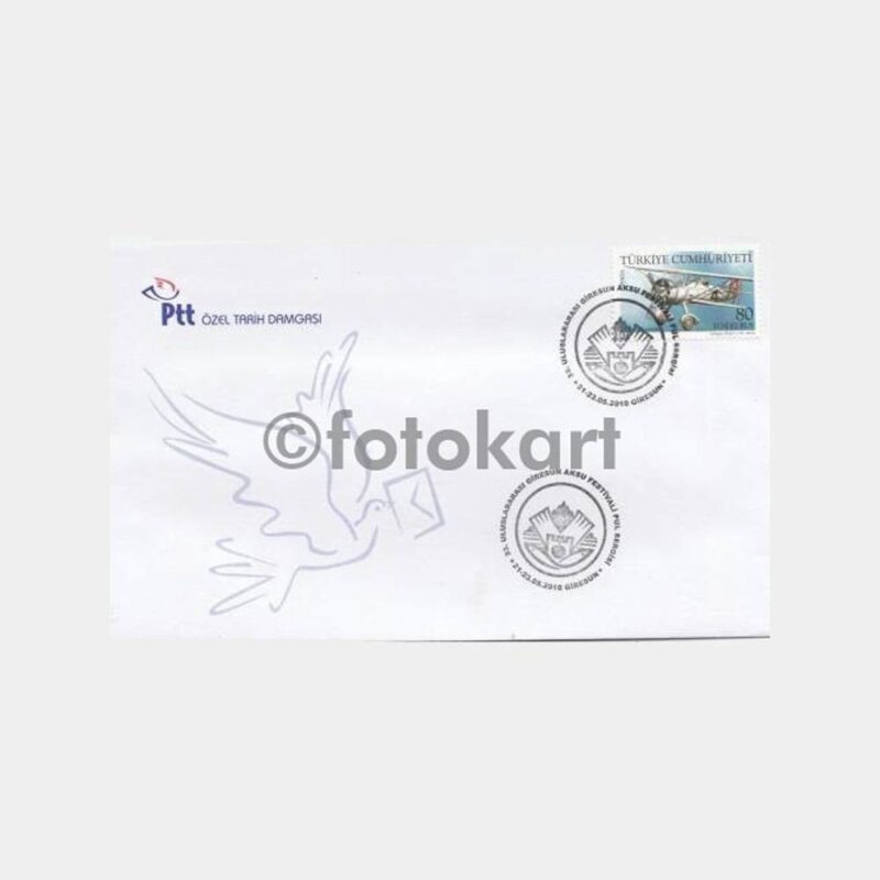 2010 Giresun Aksu Festivali Pul Sergisi FDC