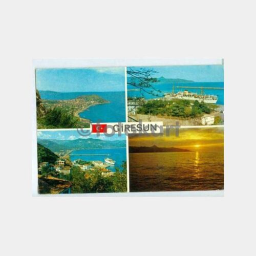 1970 Giresun 4 Görünüş Kartpostal