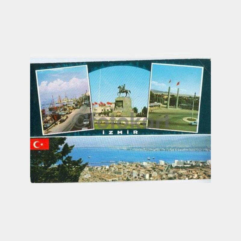 1973 Burgazada Damgalı İzmir Kartpostal