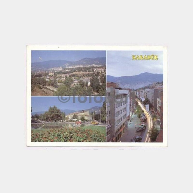 Karabük 3 Değişik Görünüş Kartpostal