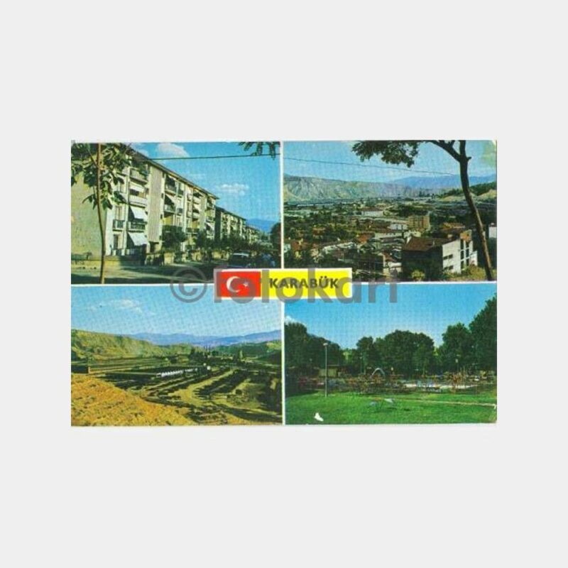 Karabük 4 Değişik Görünüş Kartpostal