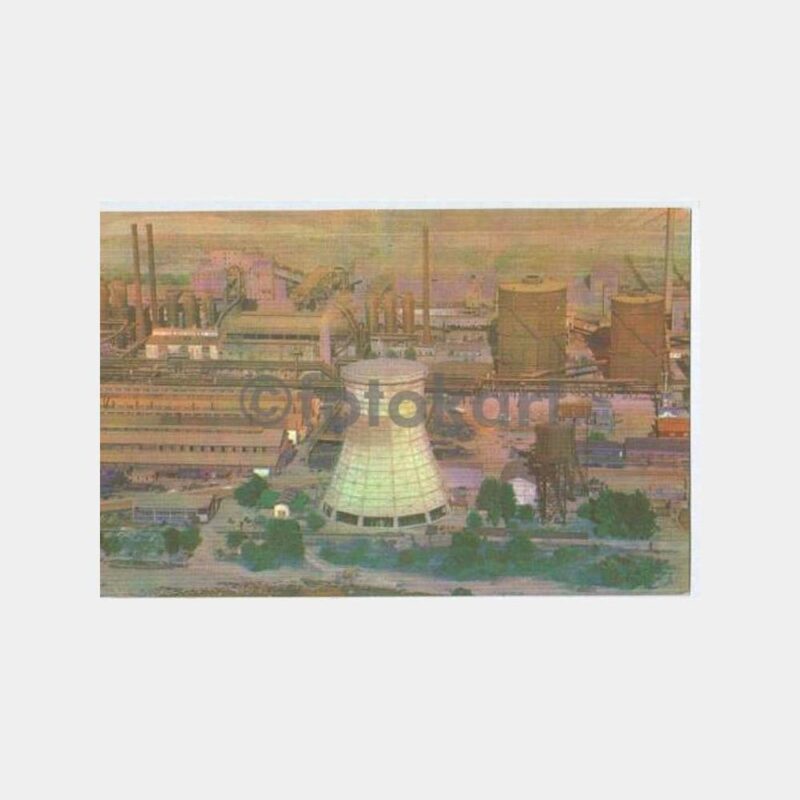Karabük Demir Çelik Fabrikası Görünüş Kartpostal