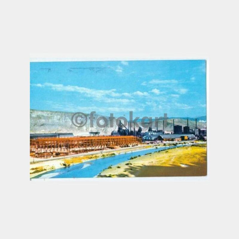 1969 Karabük Demir Çelik Görünüş Kartpostal