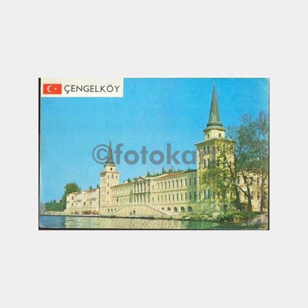 1970 Çengelköy Kuleli Binası Görünüş Kartpostal