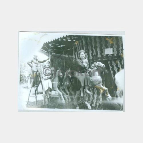 1930 İstanbul Lunapark Atlı Karınca Konulu Fotoğraf