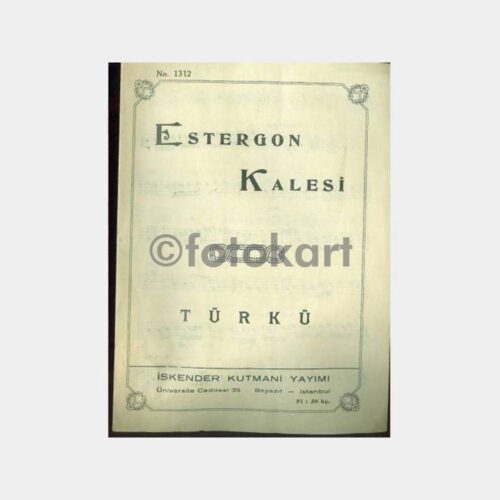 Estergon Kalesi - Türkü Nota