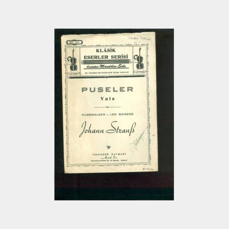 Puseler Vals - Johann Strauss Nota