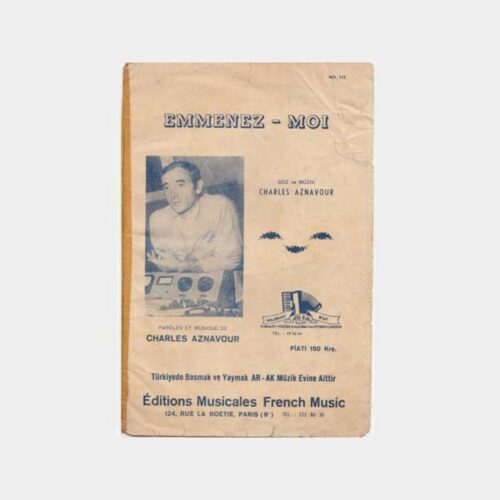 Emmenez Moi - Charles Aznavour Şarkı Nota