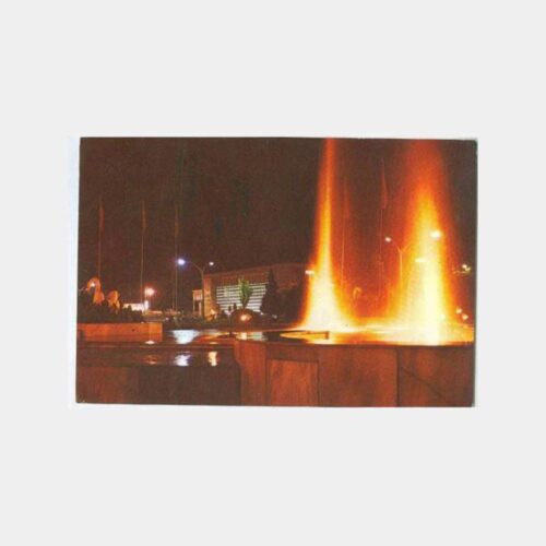 1970 Samsun Fuarı Gece Görünüş Kartpostal