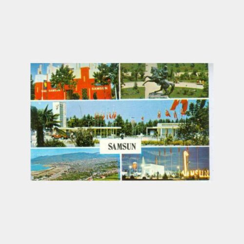 1975 Samsun Muhtelif Görünüş Kartpostal