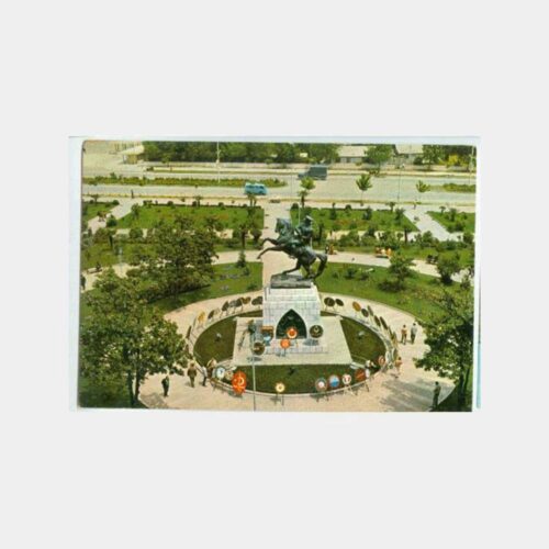 1969 Samsun Atatürk Heykeli Görünüş Kartpostal