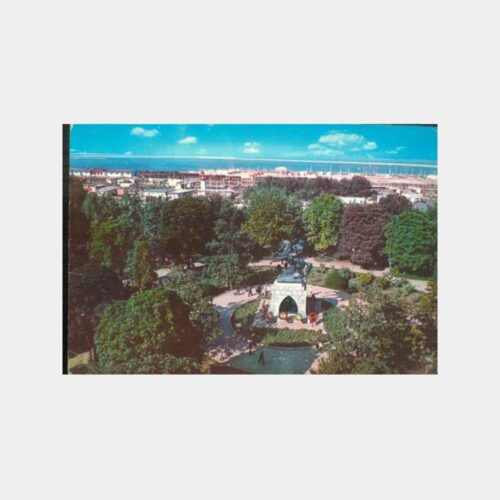 1974 Samsun Atatürk Heykeli Görünüş Kartpostal