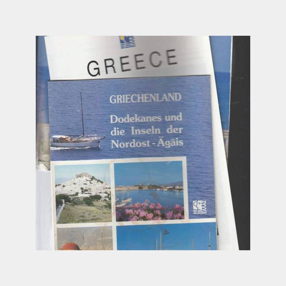 Yunanistan Konulu 11 Adet Turistik Broşürü - Görsel 3