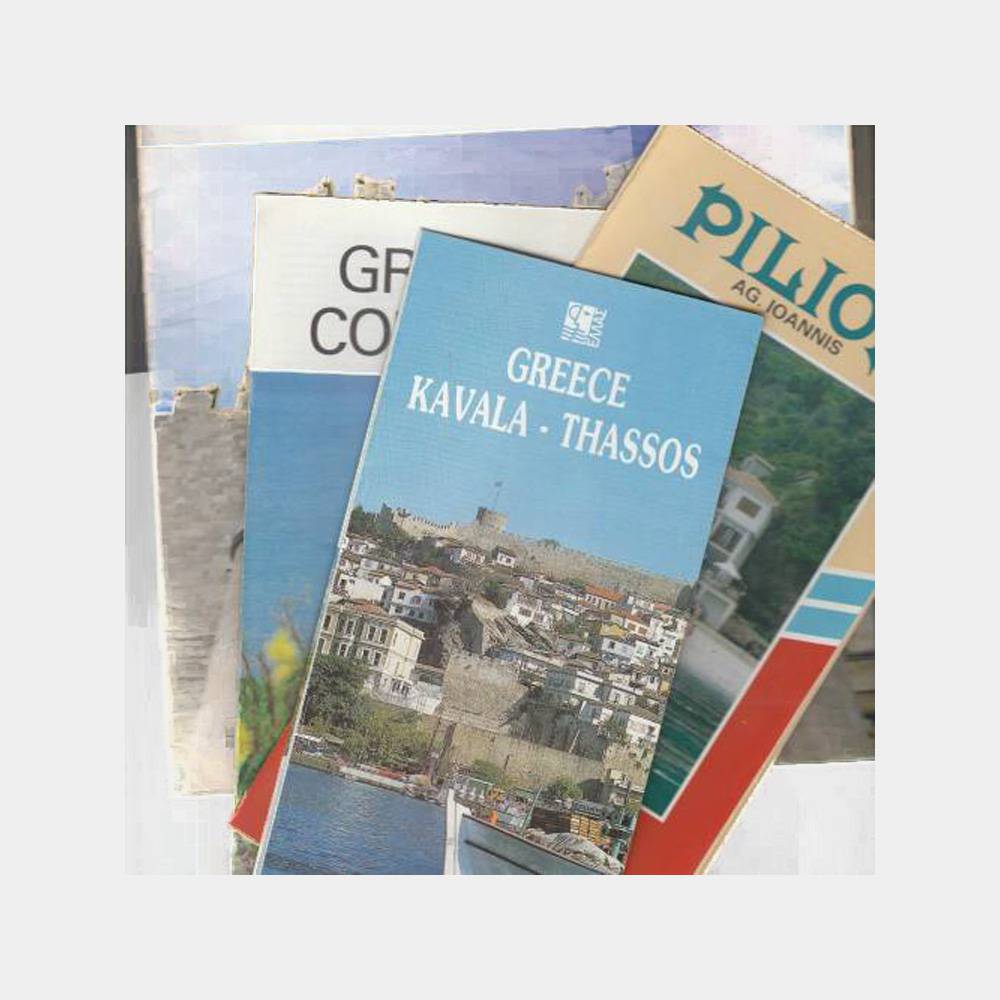 Yunanistan Konulu 11 Adet Turistik Broşürü