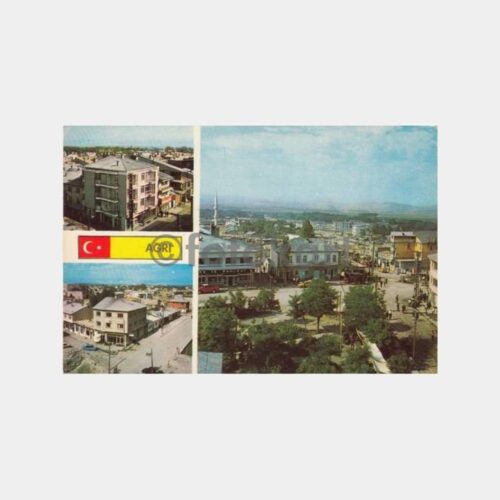 1975 Ağrı 3 Değişik Görünüş Kartpostal