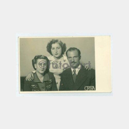 1950 Foto Opera Stüdyo Aile Fotoğraf