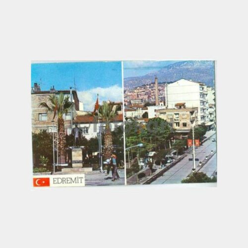 1980 Balıkesir Edremit Görünüş Kartpostal
