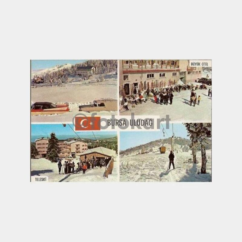 Bursa Uludağ 4 Görünüş Kartpostal