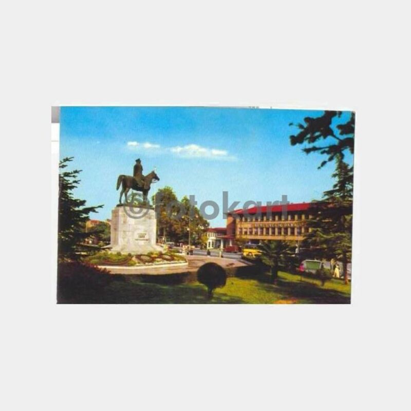 Bursa Ata Heykel ve Hükümet Meydanı Kartpostal