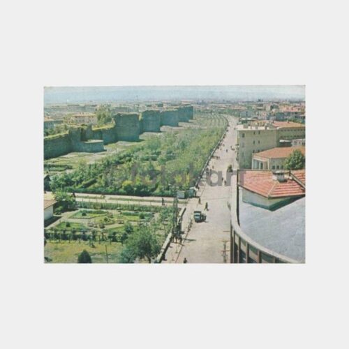 1974 Diyarbakır Surları Görünüş Kartpostal