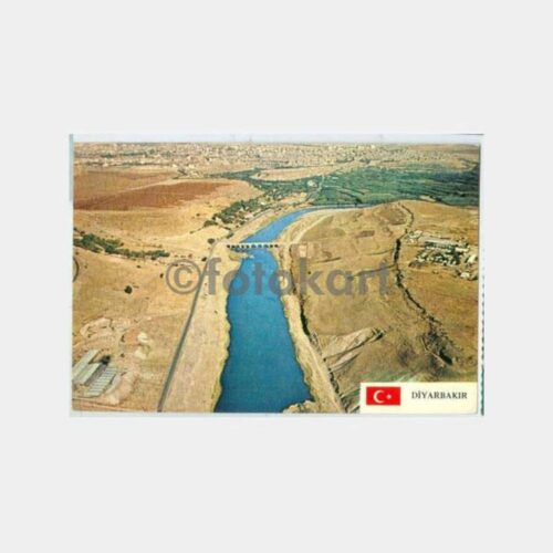 1968 Diyarbakır On Gözlü Köprü Görünüş Kartpostal