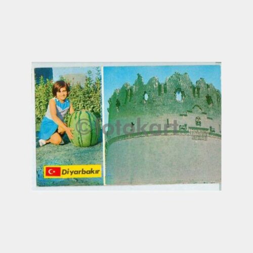 1980 Diyarbakır Konulu Kartpostal