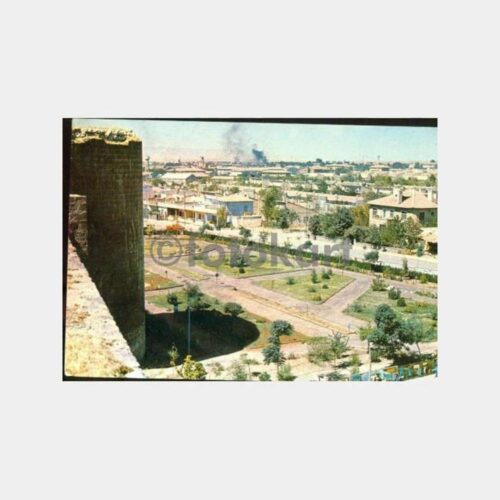 1975 Diyarbakır Trafik Bahçesi Kartpostal