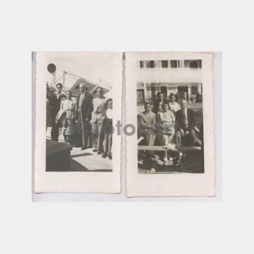 1957 Giresun Vapurla Yolculuk 2 Adet Fotoğraf