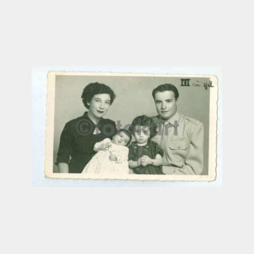 1950 Foto Kemiksiz Hatay Aile Fotoğraf