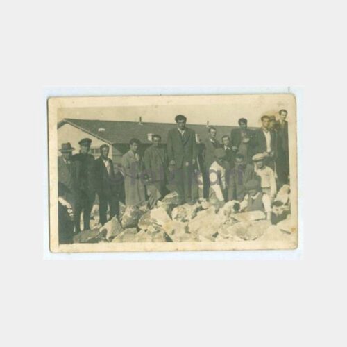 1951 Kayseri Göçmen Evleri Temel Atma Fotoğraf