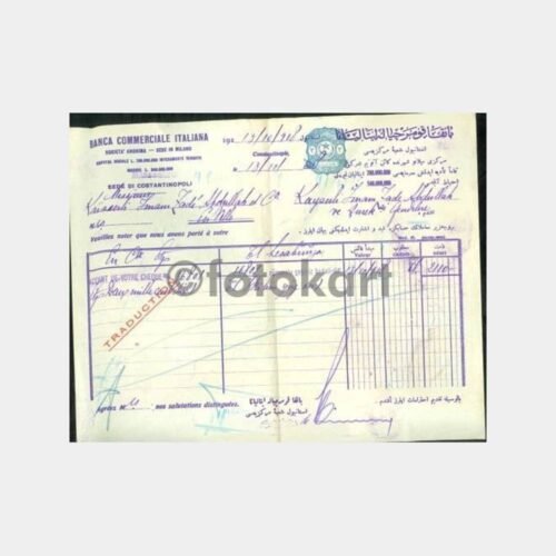 1928 Kayserili İmamzade Banca Commerciale Italiana Belge