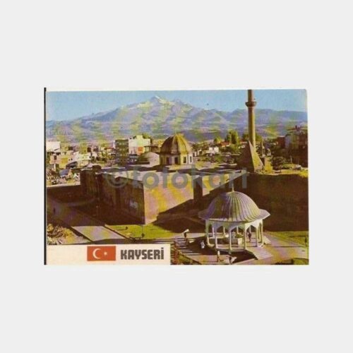 Kayseri Hunad Camii ve Erciyes Kartpostal