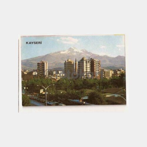 Kayseri Erciyes ve Modern Binalar Kartpostal