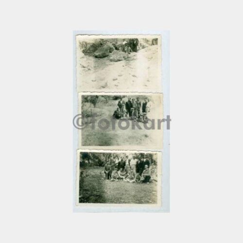 1935 Kayseri Gesi Bağları Grup 3 Adet Fotoğraf