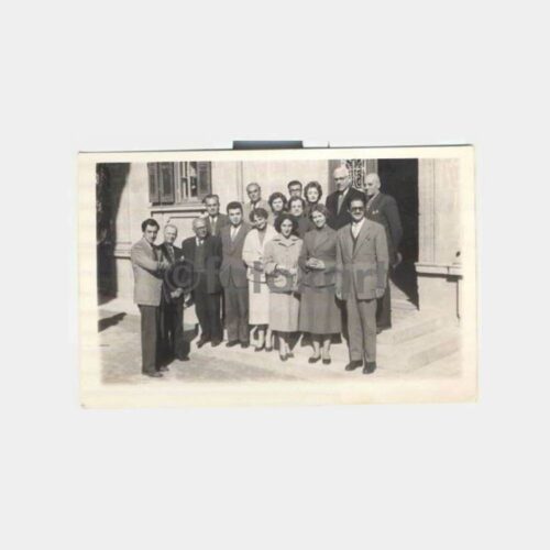 1956 Kıbrıs Lefkoşa Eğitim Hayatı Belgesel Fotoğraf