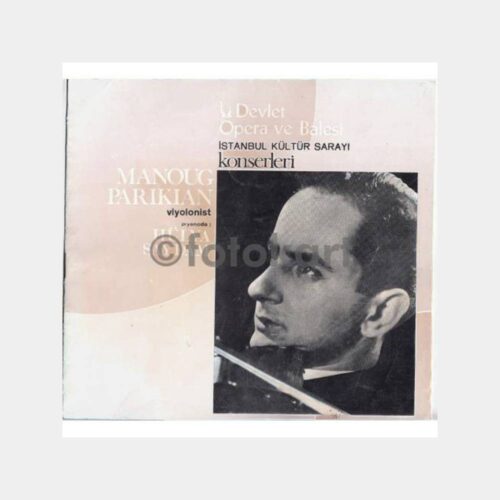 1970 İstanbul Opera Konser Programı