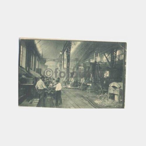 Romanya Reşita Demir Endüstrisi Fabrika Kartpostal