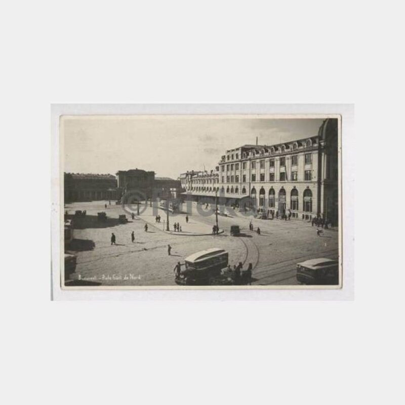1935 Romanya Bükreş Damgalı Kartpostal