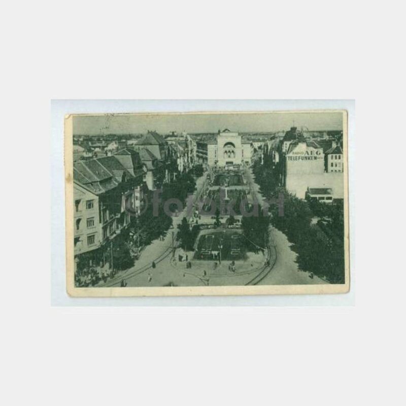 1940 Romanya Temeşvar Görünüş Kartpostal