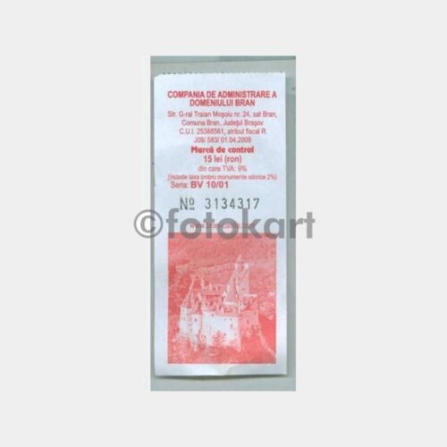 Romanya Bran Drakula Şatosu Giriş Bileti